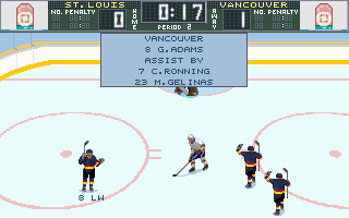 Brett Hull Hockey '95 screenshot 4 for Super Nintendo